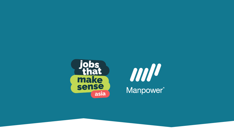 Jobs that make sense asia logo X ManpowerGroup logo