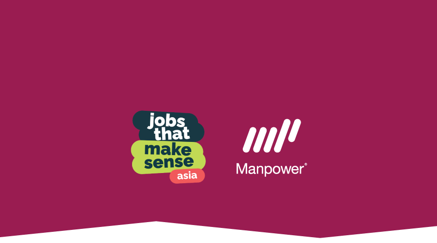Jobs that make sense asia logo X ManpowerGroup logo